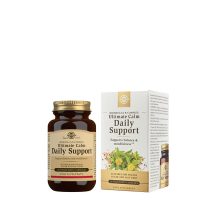 Box  of  Solgar  Ultimate  Calm  Daily  Support  Vegetable  Capsules  by  Solgar,  a  supplement  indicated  for  acute  stress  and  anxiety.
