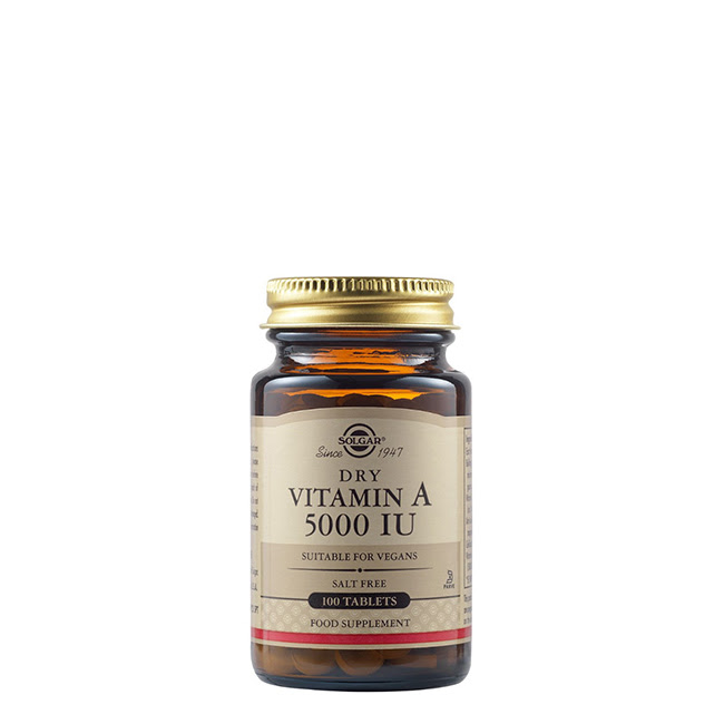 SolgarVitaminA5000UITabletsx100 Solgar Vitamina A 5000 UI Tabletas x100 - Image 1