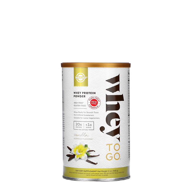 SolgarWheytoGoProteinPowderVanilla340g Solgar Whey to Go Protein Powder Vanilla 340g