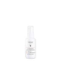 Bottle  of  Vichy  Capital  Soleil  UV-Age  Daily  Fluid  by  Vichy,  a  water  fluid  indicated  for  sun  protection  and  anti-photoaging.