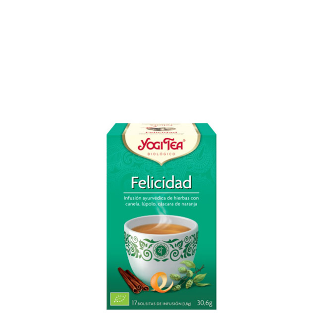 YogiTeaBioHappinessTeabagsx17 ヨギティー オーガニック ハピネス ティーバッグ 17個入り - 画像 (1)