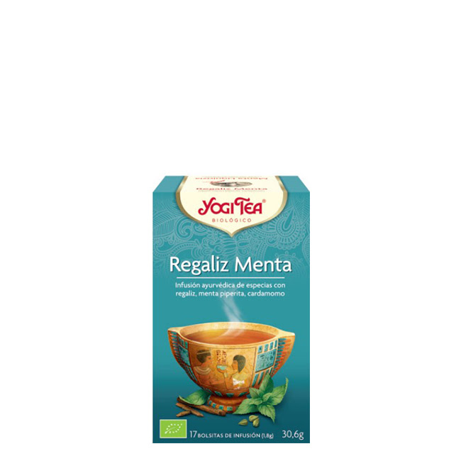 YogiTeaBioLicoriceMintTeabagsx17 Yogi Tea Bio Regaliz Menta Bolsitas x17 - Image 1