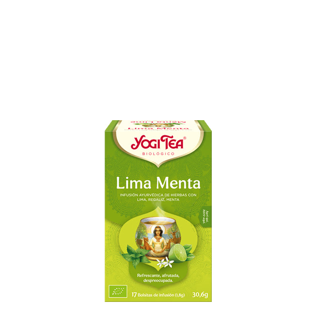 YogiTeaBioLimeMintTeabagsx17 Yogi Tea Bio Lime Mint Teabags x17