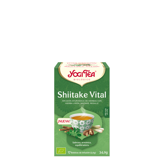 YogiTeaBioShiitakeVitalTeabagsx17 Yogi Tea Bio Shiitake Vital Teabags x17