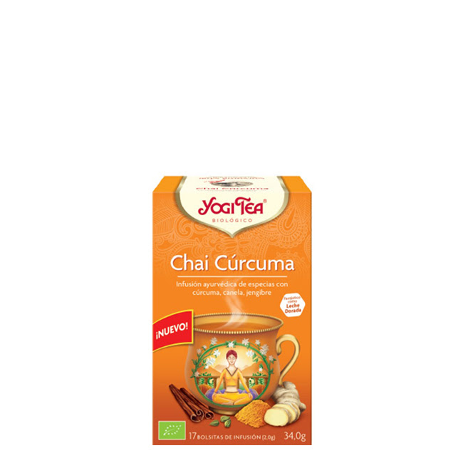 YogiTeaBioTurmericChaiTeabagsx17 Yogi Tea Bio Turmeric Chai Teabags x17