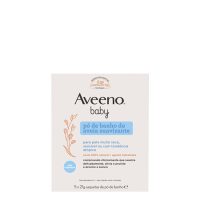 Sachet  of  Aveeno  Baby  Soothing  Bath  Treatment  by  Aveeno,  a  cleansing  powder  indicated  for  itchy  and  dry  skin.