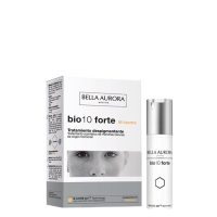 Product  container  of  Bella  Aurora  Bio10  Forte  M-lasma,  a  silky  treatment  indicated  for  hormonal  blemish  depigmentation.