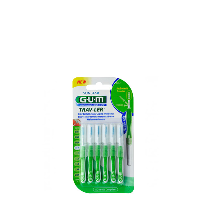GUMInterdentalBrushTrav-Ler1414x6 GUM Cepillo Interdental Trav-Ler 1414 x6 - Image 1