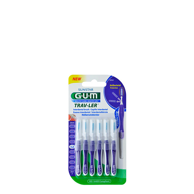 GUMInterdentalBrushTrav-Ler1512x6 GUM Cepillo Interdental Trav-Ler 1512 x6 - Image 1