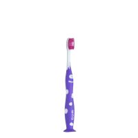 Product  container  of  GUM  Junior  Toothbrush  Soft  7-9  Years  by  GUM,  a  soft  toothbrush  indicated  for  children  aged  7  to  9  years.