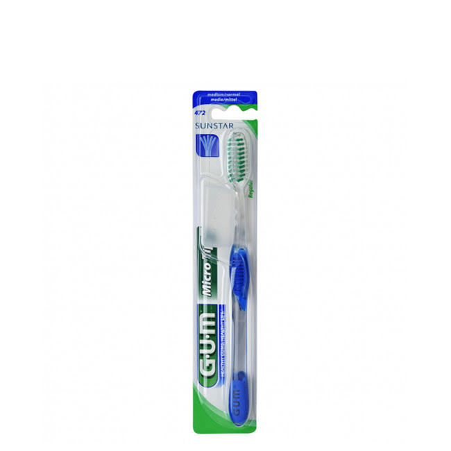GUMMicroTipToothbrushFullSizeMedium472 GUM Micro Tip Toothbrush Full Size Medium 472