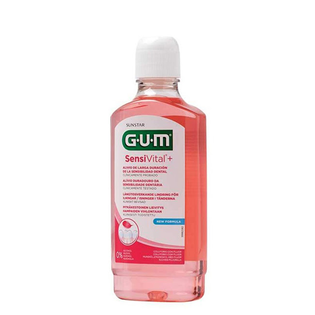 GUMSensiVitalMouthwash500ml GUM SensiVital+ Enjuague Bucal 500ml - Image 1