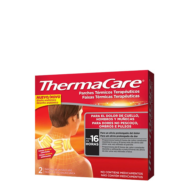 ThermacareHeatwrapsNeck Box of Thermacare Heatwraps Neck, Shoulders and Wrists by Thermacare, a heat wrap indicated for muscle and joint pain.