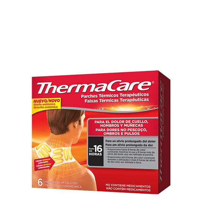 ThermacareHeatwrapsNeckShouldersandWristsx6 Thermacare Faixa Térmica Pescoço, Ombros e Pulsos x6 - Image 1