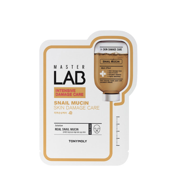 TonymolyMasterLabSheetMaskSnailMucinx1 Tonymoly Master Lab Sheet Mask Snail Mucin x1