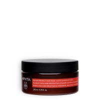 Jar  of  Apivita  Color  Protect  Hair  Mask  by  Apivita,  a  hair  mask  indicated  for  protecting  and  prolonging  hair  color.