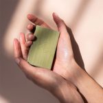 a solid soap indicated for cleansing and moisturizing dry skin.