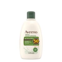 Bottle  of  Aveeno  Daily  Moisturising  Intimate  Wash  by  Aveeno,  a  gentle  wash  indicated  for  daily  intimate  hygiene.