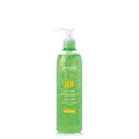 Product  container  of  Babé  Body  Refreshing  Gel  by  Babé,  a  soothing  gel  indicated  for  skin  after  sun  exposure.