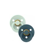 Bibs Pacifier 6-18M Nordic Mint/Forest Lake x2