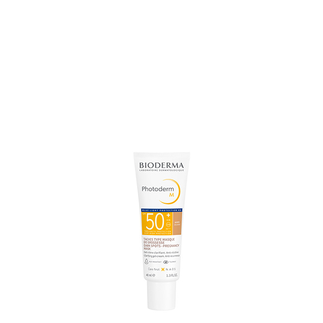 BiodermaPhotodermMSPF50Gel-CreamGoldenColor40ml Bioderma Photoderm M SPF50+ Gel-Creme Cor Tom Dourado 40ml - Image 1