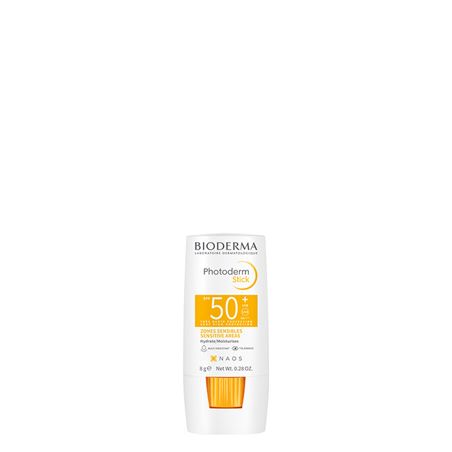BiodermaPhotodermSPF50+StickSensitiveAreas8g Product container of Bioderma Photoderm SPF50