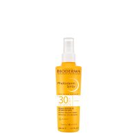 Spray  of  Bioderma  Photoderm  Spray  SPF30  by  Bioderma,  a  solar  spray  indicated  for  moisturizing  and  UVA  UVB  radiation  protection.