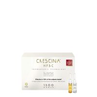 Box  of  Crescina  HFSC  Transdermic  Complete  Treatment  1300  Woman  by  Crescina,  a  liquid  kit  indicated  for  advanced  hair  thinning.