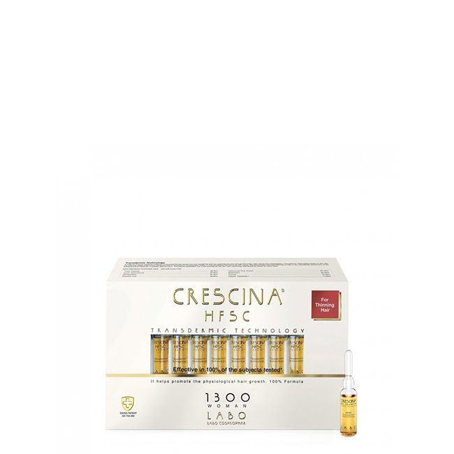 CrescinaHFSCTransdermicRe-Growth1300WomanAmpoulesx20 Crescina HFSC Transdermic Re-Growth 1300 Woman Ampollas Mujer x20 - Image 1