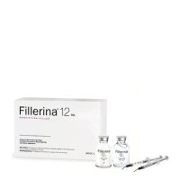Box  of  Fillerina  12HA  Densifying-Filler  Grade  4  by  Fillerina,  a  gel  and  cream  set  indicated  for  filling  deep  wrinkles.