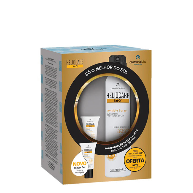 Heliocare360oSolarSetInvisibleSprayWaterGel ヘリオケア360°ソーラーセット インビジブルスプレー+ウォータージェル - 画像 (1)