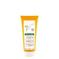 Bottle  of  Klorane  Solar  Tamanu  and  Monoi  Bio  Conditioner  by  Klorane,  a  conditioner  indicated  for  nourishing  sun-exposed  hair.