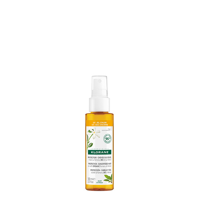KloraneSolarTamanuandMonoiBioHairOil100ml Klorane Solar Tamanu Bio Óleo Capilar Protetor 100ml - Image 1