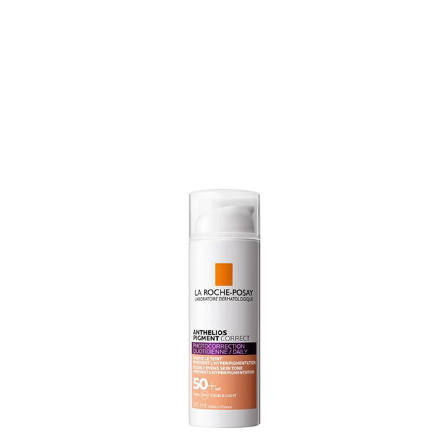 LaRochePosayAntheliosPigmentCorrectSPF50TintedCreamMediumTone50ml ラ ロッシュ ポゼ アンテリオス ピグメント コレクト SPF50+ ティンテッドクリーム ミディアムトーン 50ml - 画像 (1)