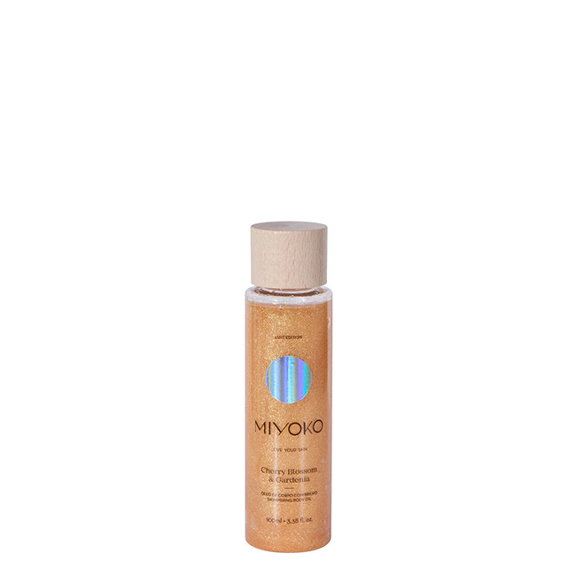 MiyokoCherryBlossom&GardeniaBodyOil100ml Miyoko Cherry Blossom & Gardenia Body Oil 100ml