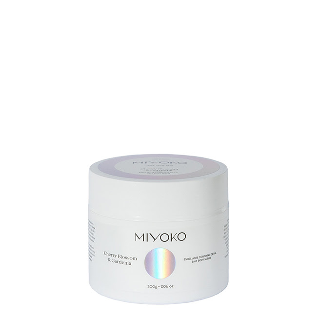MiyokoCherryBlossom&GardeniaSaltBodyScrub200g Miyoko Cherry Blossom & Gardenia Salt Body Scrub 200g