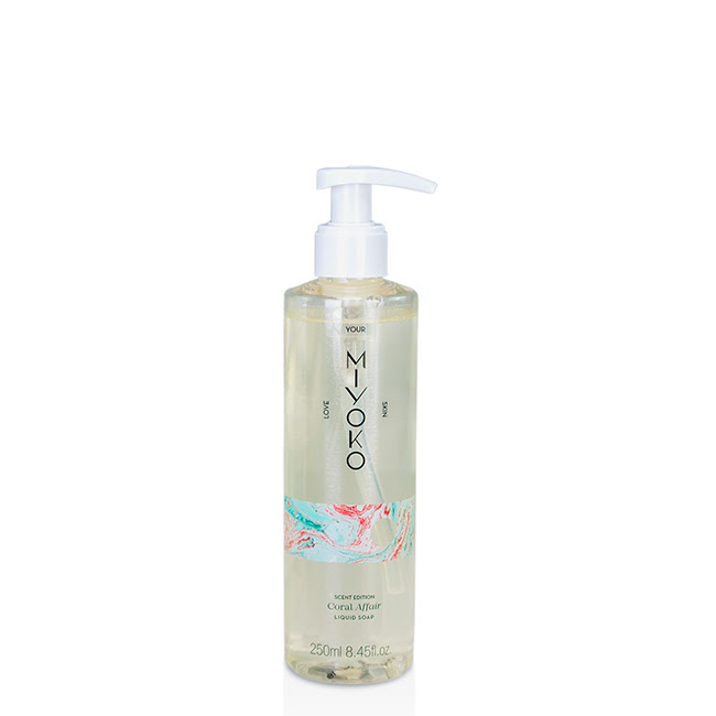 MiyokoCoralAffairLiquidSoap250ml Miyoko Coral Affair Jábon Líquido 250ml - Image 1