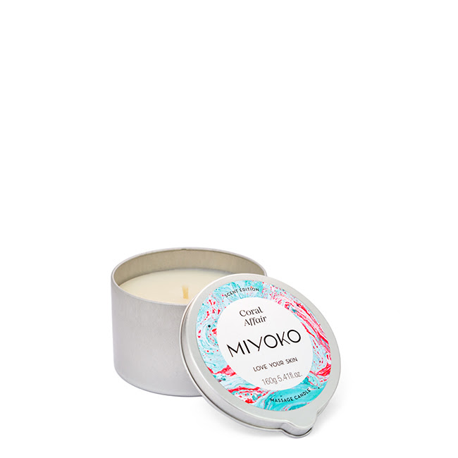MiyokoCoralAffairMassageCandle160g Miyoko Coral Affair Vela de Massagem 160g - Image 1