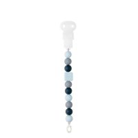 Nattou Silicone Pacifier Clip Navy
