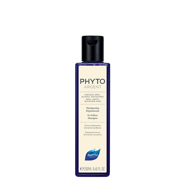 PhytoArgentNoYellowShampooGreyWhiteandBleachedHair250ml フィト アルジェント ノーイエロー シャンプー グレー、ホワイト、ブリーチ毛 250ml - 画像 (1)