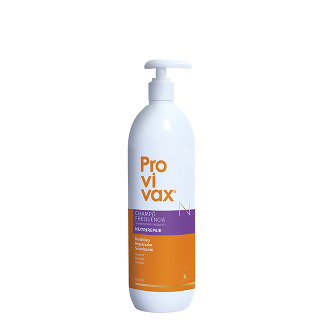ProvivaxNNutriRepairShampoo400ml Bottle of Provivax N NutriRepair Shampoo by Provivax, a shampoo indicated for repairing and strengthening dry and fragile hair.