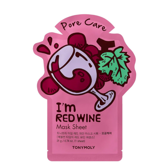 TonymolyIAmRedWineMaskSheet21ml Tonymoly I Am Red Wine Mask Sheet 21ml