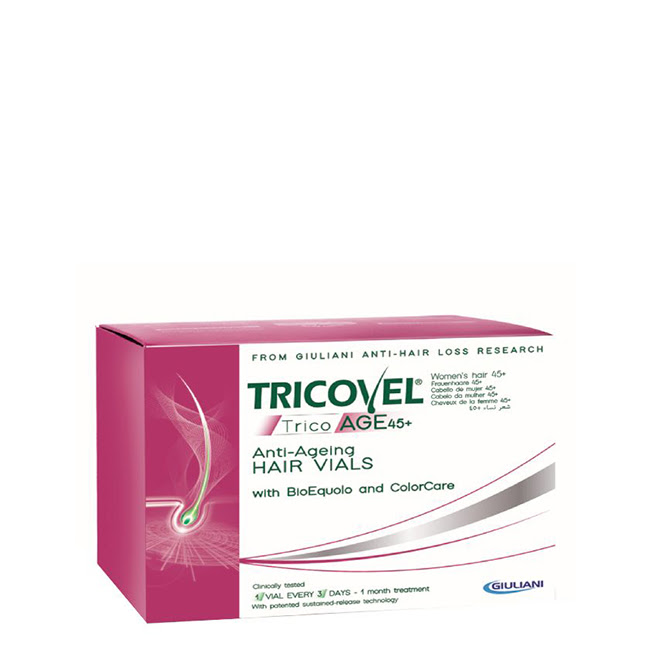 TricovelTricoAge45Anti-AgeingHairVialsx10 Tricovel TricoAge 45+ Ampolas de Cabelo x10 - Image 1