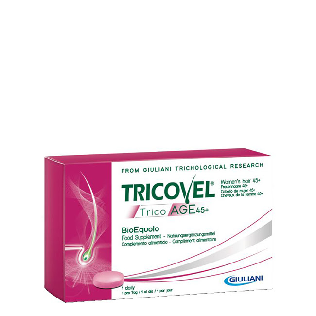 TricovelTricoAge45+BioEquoloFoodSupplementx30 Tricovel TricoAge 45+ BioEquolo Food Supplement x30
