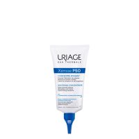 Bottle  of  Uriage  Xémose  PSO  Soothing  Concentrate  by  Uriage,  a  fluid  concentrate  indicated  for  psoriasis-prone  skin.