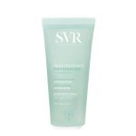 Bottle of SVR Physiopure Gel Cleanser by SVR, a cleansing gel indicated for moisturizing and purifying sensitive skin.