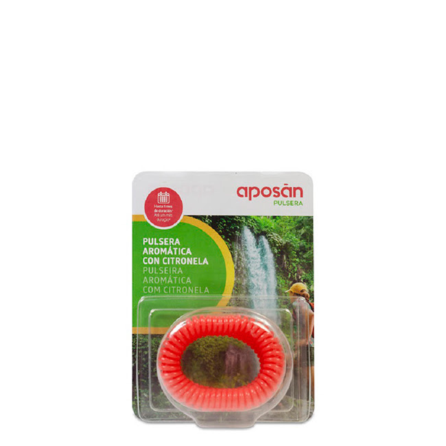 AposanLemongrassBraceletRedColor Aposán Pulseira Aromática Citronela Cor Vermelha - Image 1