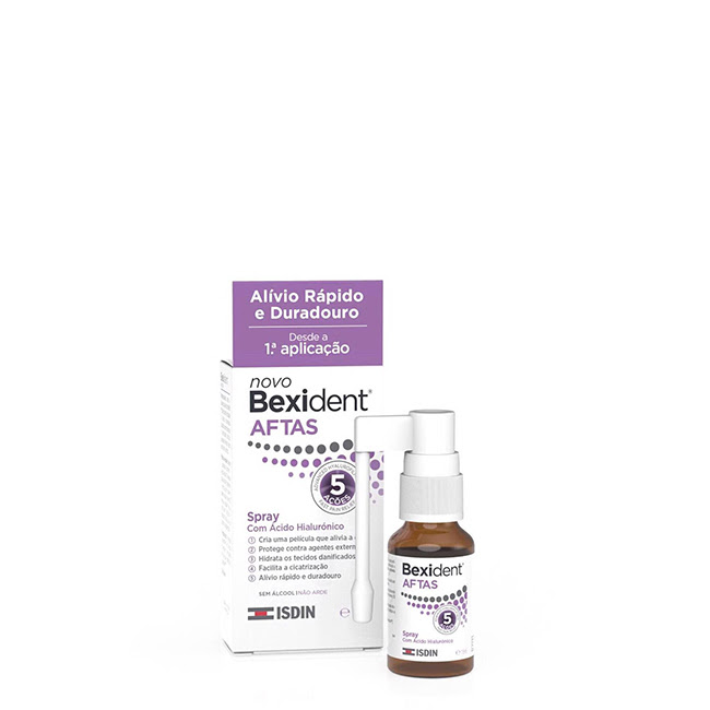 BexidentCankerSoresSpray15ml Spray of Bexident Canker Sores Spray by Bexident, a spray indicated for the relief and healing of canker sores and mouth sores.