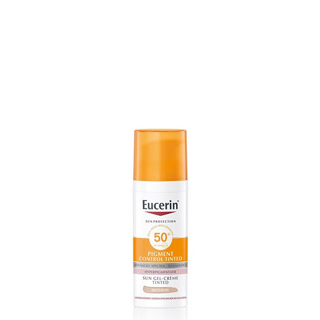 EucerinSunPigmentControlSPF50TintedGel-CreamMedium50ml Eucerin Sun Pigment Control SPF50+ Gel-Creme Tom Médio 50ml - Image 1