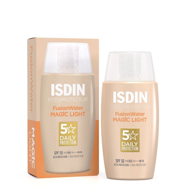 Isdin Fotoprotector Fusion Water Color Light SPF50 Isdin Fotoprotector Fusion Water Magic Color Light SPF50